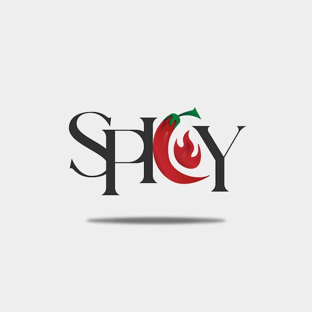 Logotipo de chile picante para el restaurante