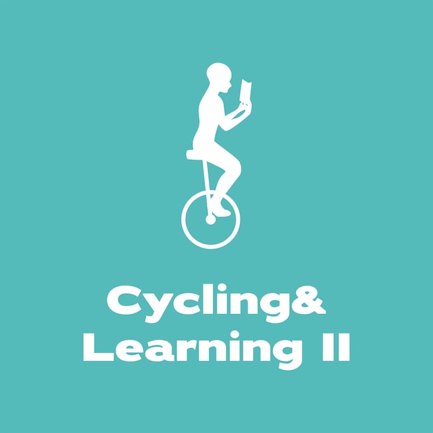 Logotipo de ciclismo y aprendizaje ii