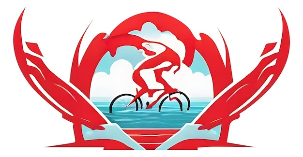Vector logotipo de ciclismo logotipo de bicicleta