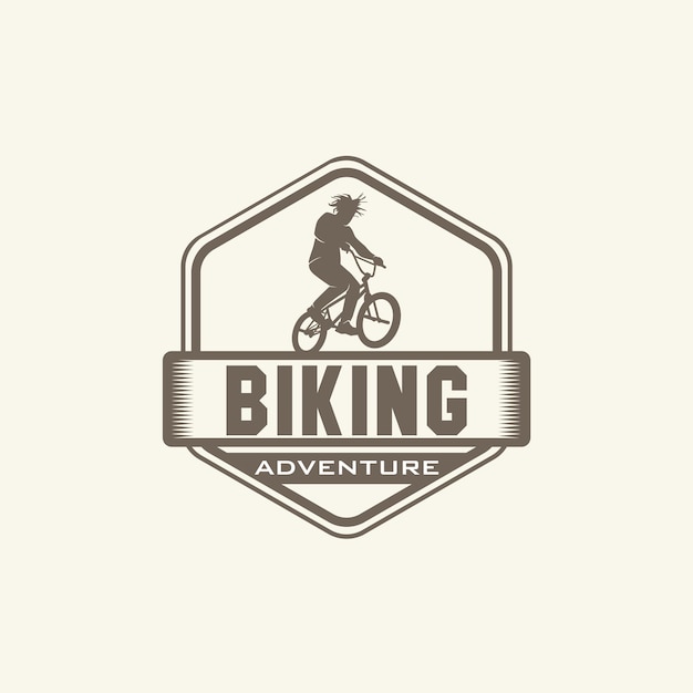 Vector logotipo de ciclismo
