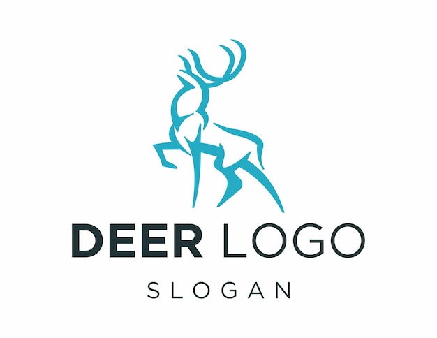 El logotipo del ciervo fue creado utilizando la aplicación Corel Draw con un fondo blanco