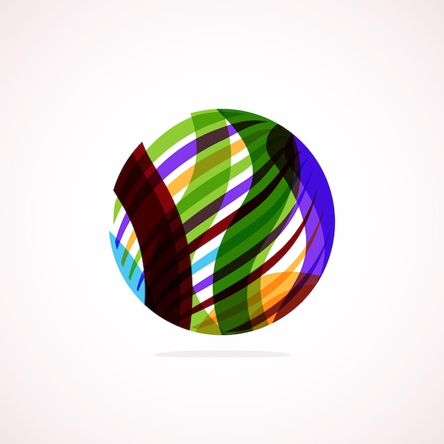 Logotipo de círculo abstracto emblema minimalista forma atemporal y universal de círculo logotipo único representa una gama de marcas y conceptos que encapsulan la simplicidad y la creatividad en una sola imagen icónica