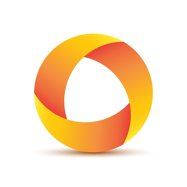 Logotipo de círculo abstracto ilustración vectorial