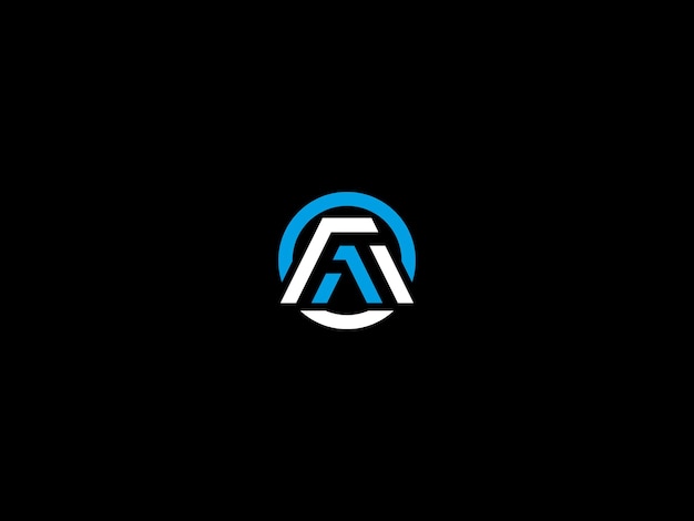 Un logotipo con un círculo en él