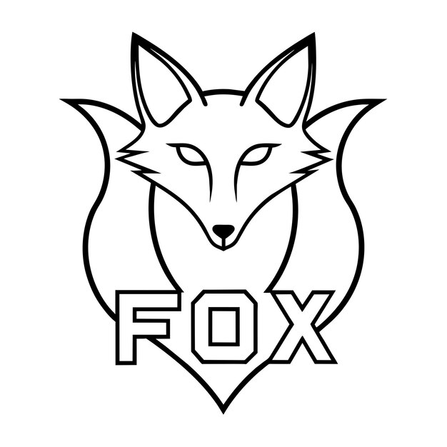 El logotipo del círculo de zorro 13