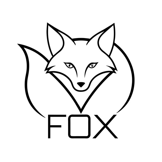 El logotipo del círculo de zorro 16
