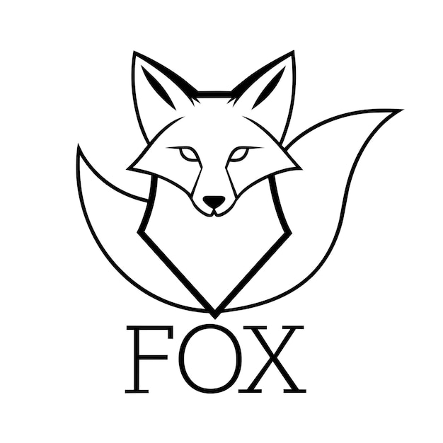 El logotipo del círculo de zorro 5