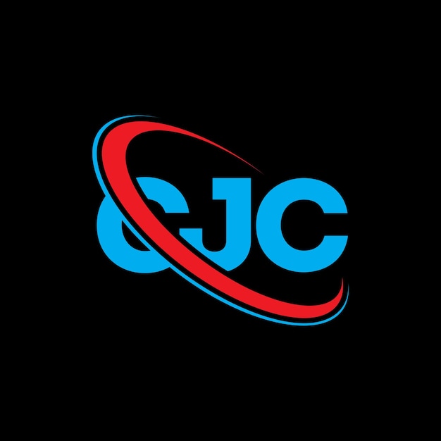 El logotipo CJC, la letra CJC, el diseño del logotipo, las iniciales, el logotipo de CJC vinculado con un círculo y un monograma en mayúsculas, la tipografía de CJC para el negocio tecnológico y la marca inmobiliaria.