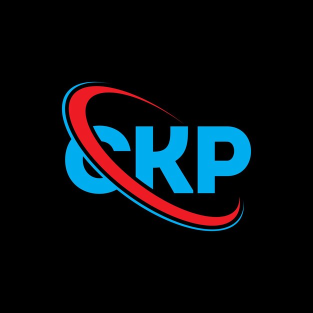 El logotipo CKP, la letra CKP, el diseño del logotipo de la carta CKP, las iniciales, el logotipo de CKP vinculado con un círculo y un monograma en mayúsculas, la tipografía de CKP para el negocio tecnológico y la marca inmobiliaria.