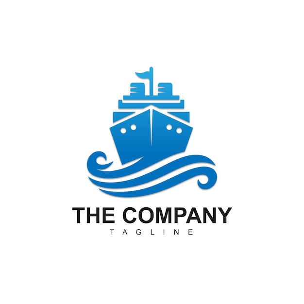 Logotipo clásico de barco de vela sencillo Diseño moderno para temas marítimos Reproducción confiable en impresión