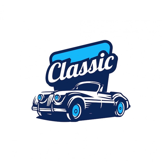 Logotipo clásico del coche