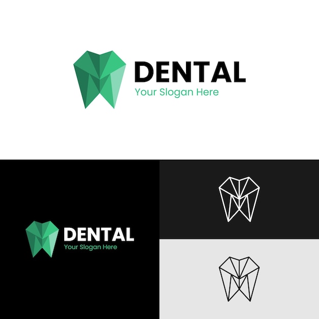 El logotipo de la clínica dental