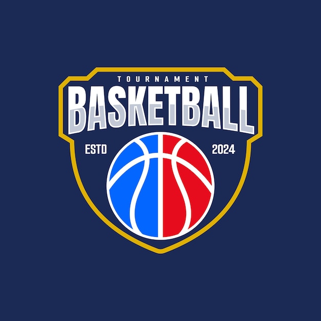 El logotipo del club de baloncesto estadounidense Club de balonceso deportivo Club de balancesto de torneo