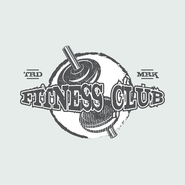 El logotipo del club de fitness