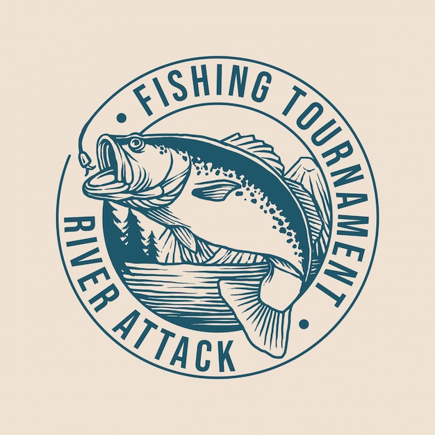 Logotipo del club de pesca