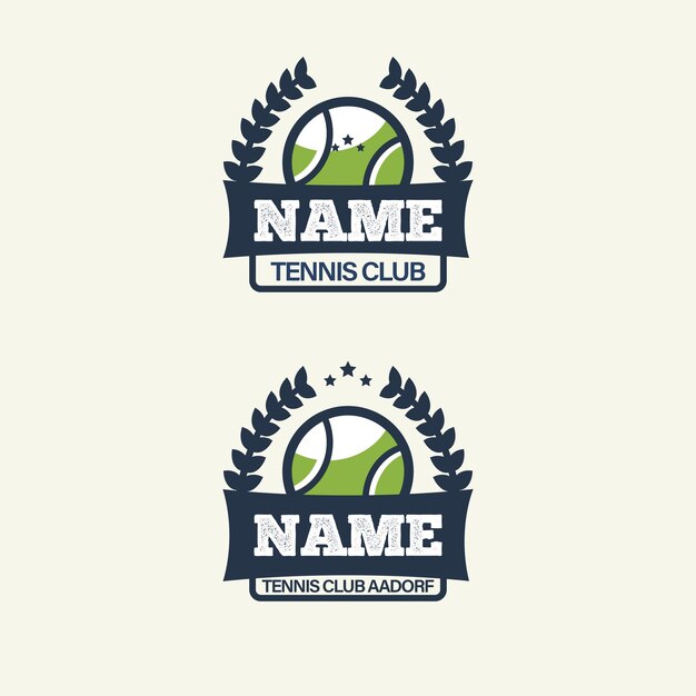 El logotipo del club de tenis