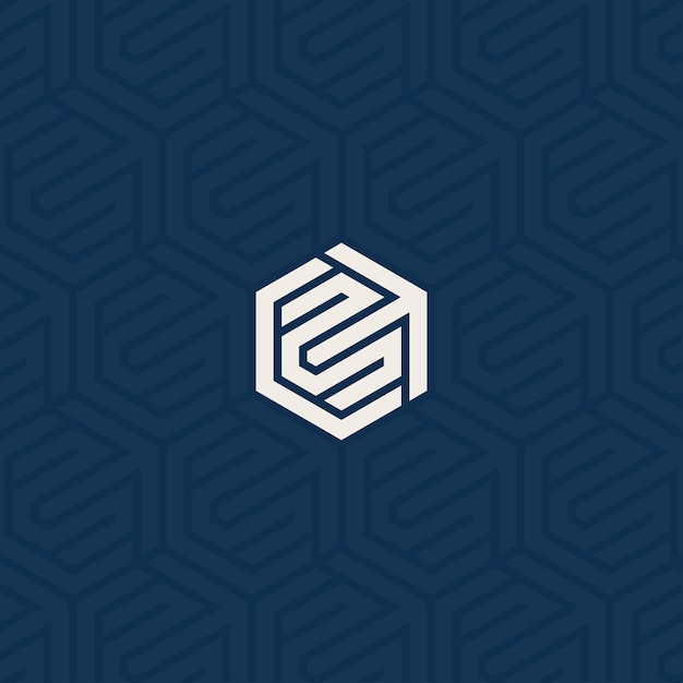 Logotipo CM CMT MC o MCT y símbolo de flecha hacia arriba con diseño de patrón de fondo