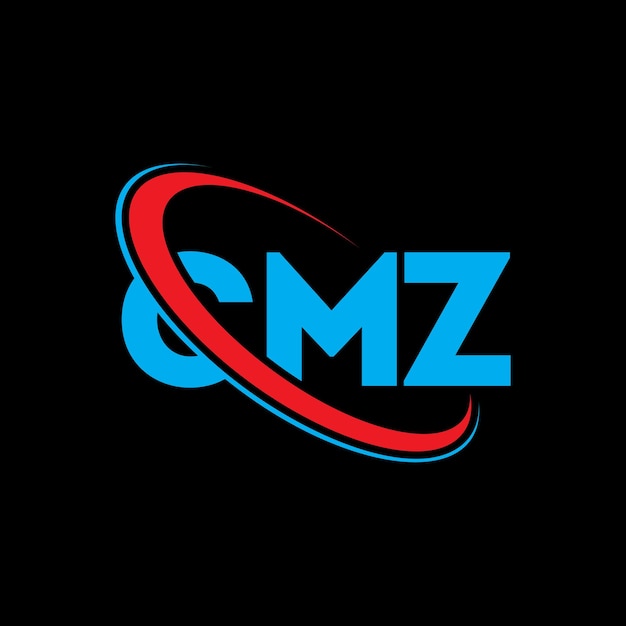Logotipo CMZ letra CMZ letra diseño de logotipo Iniciales logotipo CMZ vinculado con círculo y mayúscula monograma logotipo SMZ tipografía para negocios tecnológicos y marca inmobiliaria