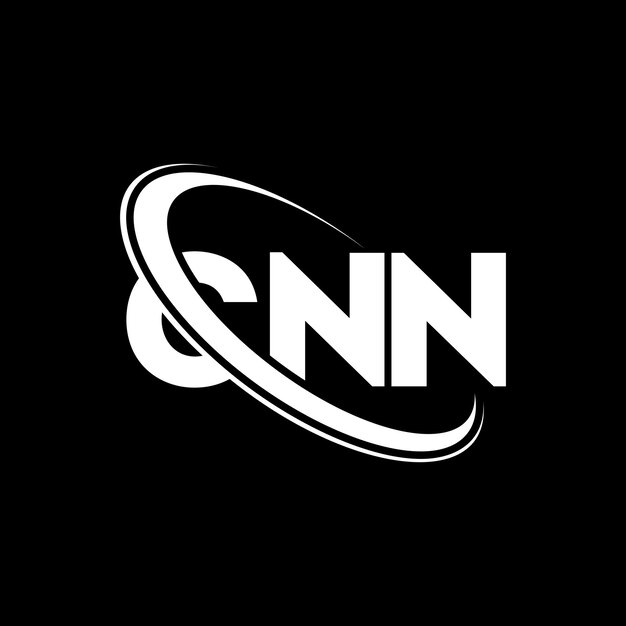 El logotipo de CNN, la letra CNN, el diseño de la carta CNN, las iniciales, el logotipo CNN vinculado con un círculo y un monograma en mayúsculas, la tipografía de CNN para el negocio de la tecnología y la marca inmobiliaria.