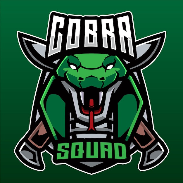 Logotipo de cobra squad