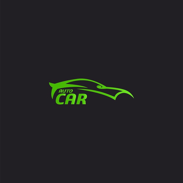 Logotipo de coche automático