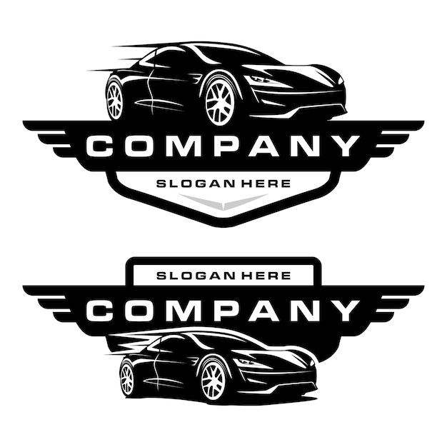 Logotipo de coche deportivo