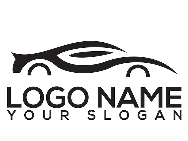 Logotipo del coche con gradiente libre