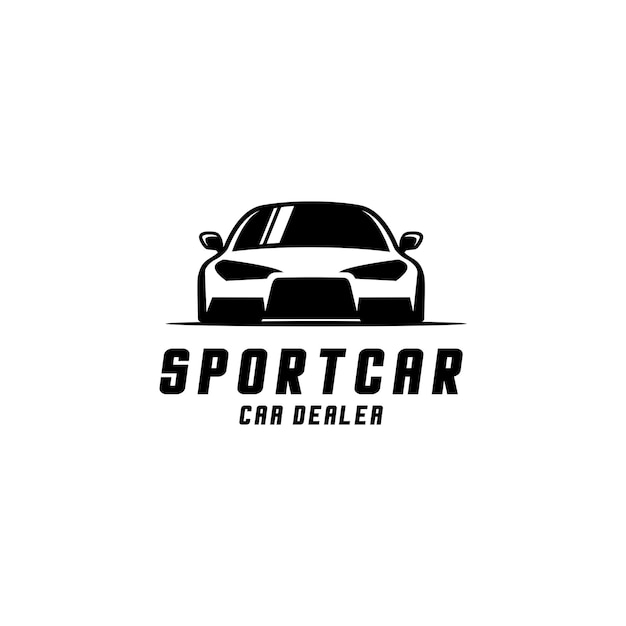 Un logotipo de coche que dice coche deportivo en la parte delantera