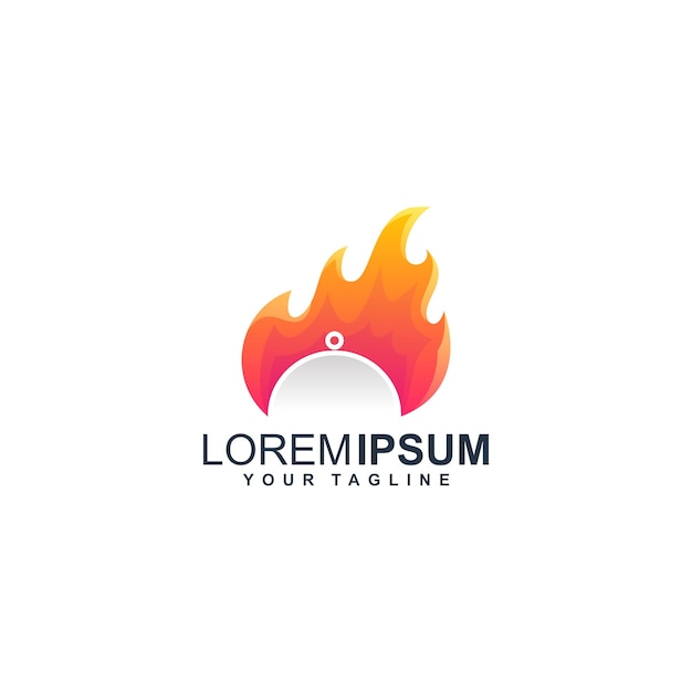 El logotipo de la cocina caliente