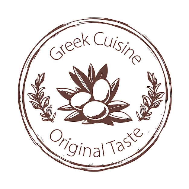 un logotipo para la cocina griega