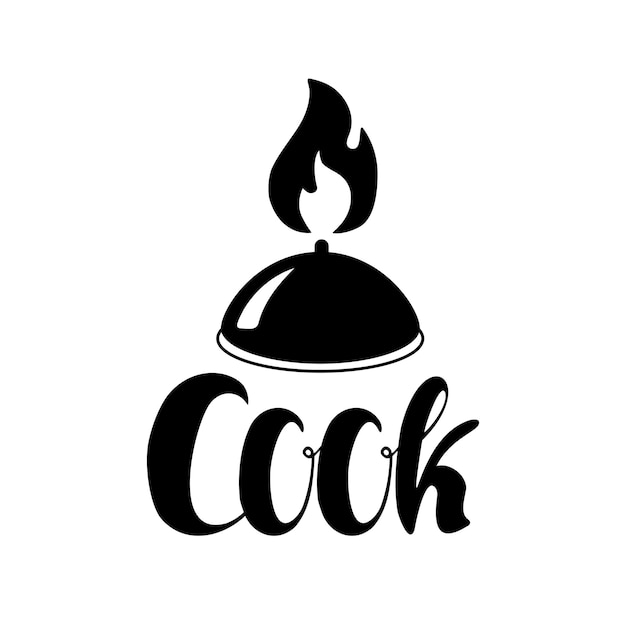 Logotipo de cocinero Logotipo de vector de chef aislado en el fondo