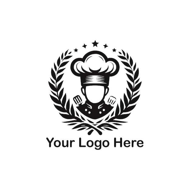 El logotipo de los cocineros para su marca