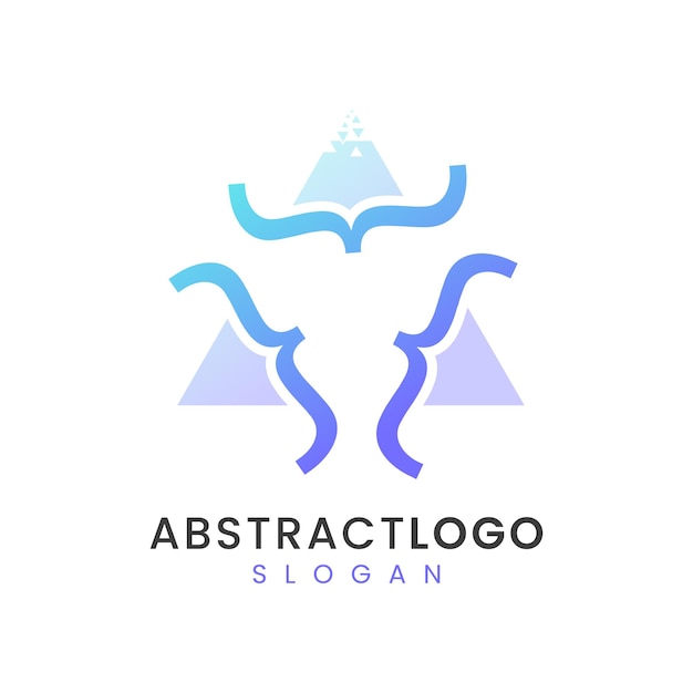 Vector logotipo de codificación abstracta para agencia