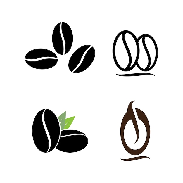 Logotipo de coffee beans