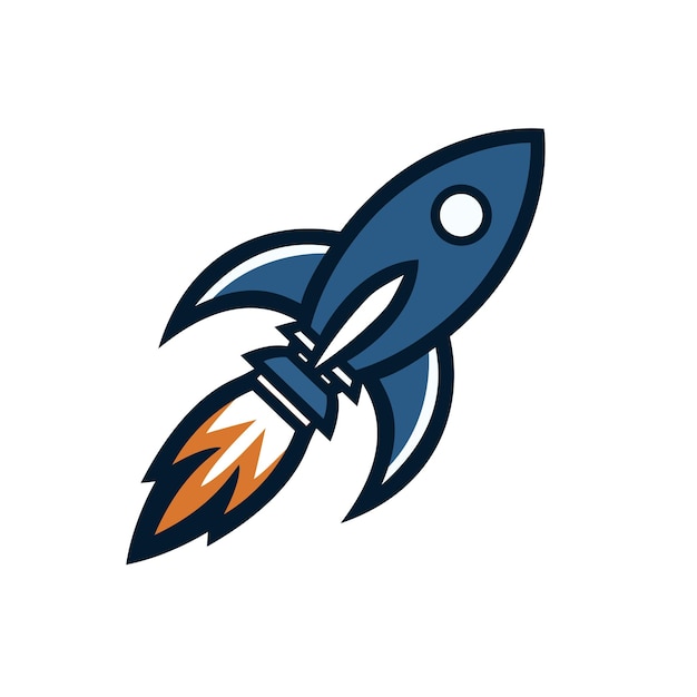 El logotipo del cohete