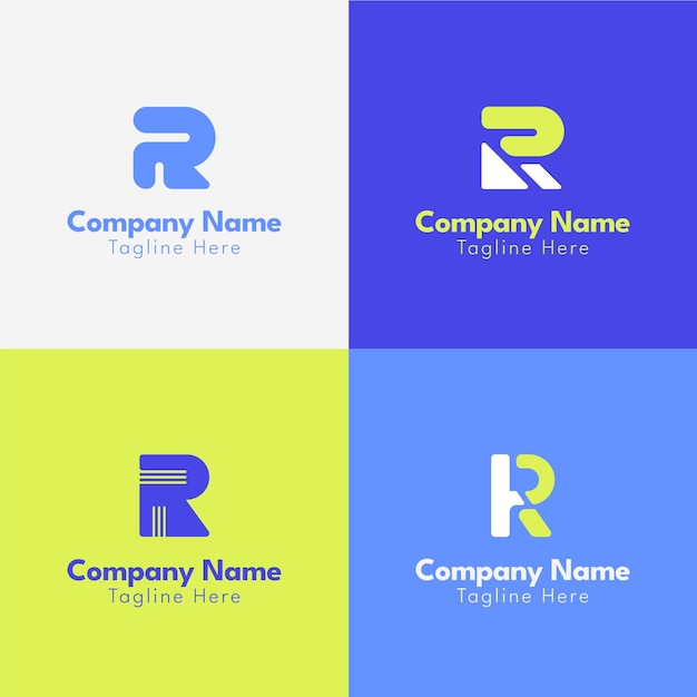 El logotipo de la colección Flat r