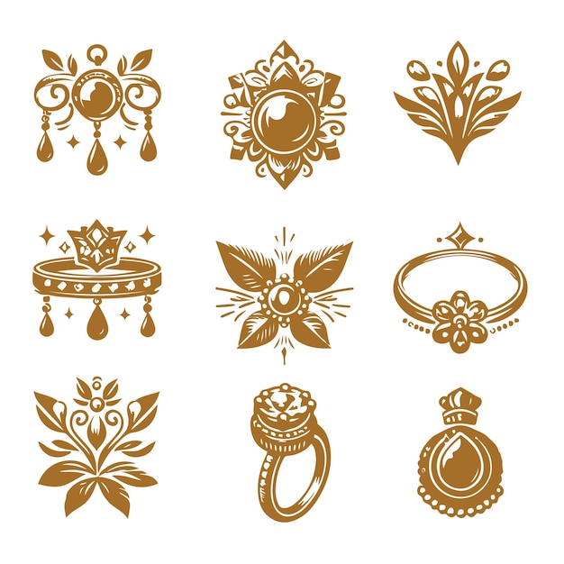 El logotipo de la colección de joyas