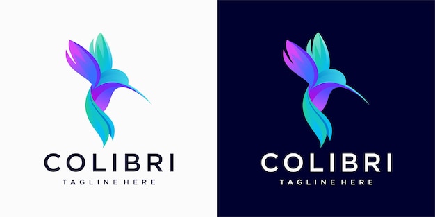 logotipo de colibrí