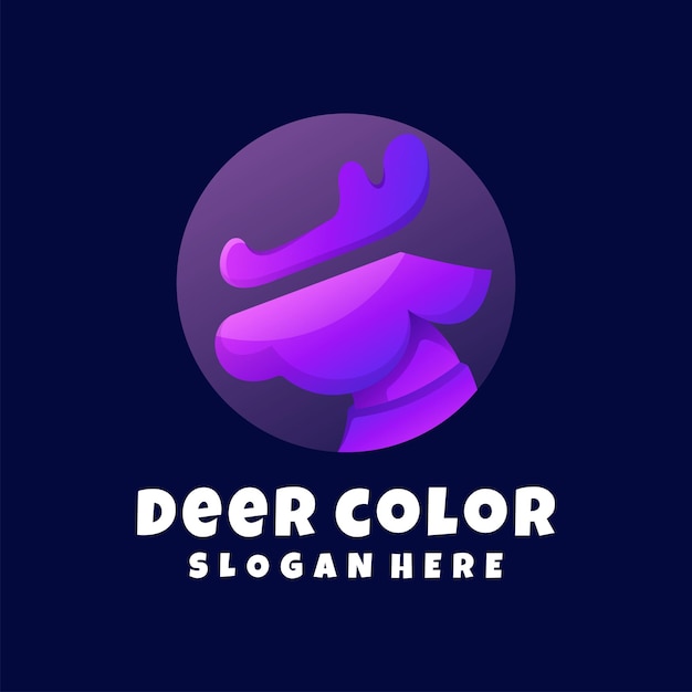 Logotipo para colorear ciervos