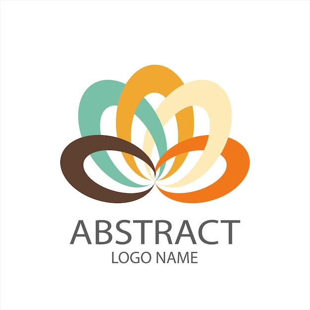 un logotipo colorido para una compañía llamada abstract