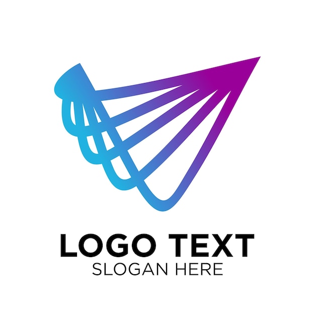 un logotipo colorido para un diseño abstracto de una empresa