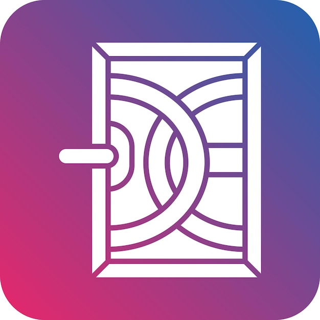 un logotipo colorido con un diseño en el medio