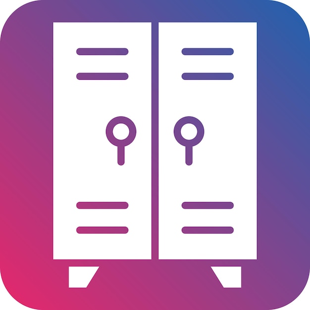 un logotipo colorido con dos ojos y una serie de números