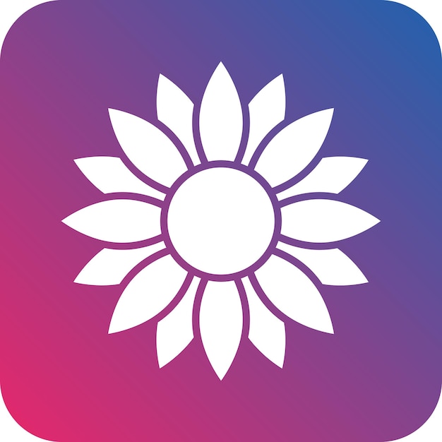 un logotipo colorido con una flor en él