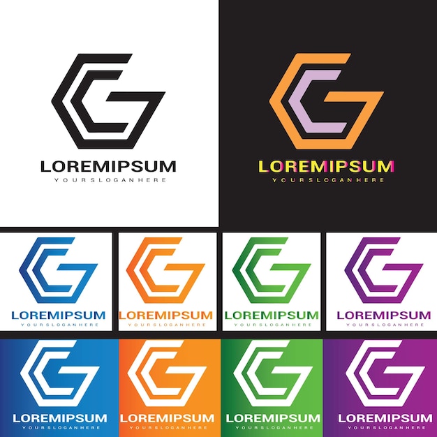 logotipo colorido logotipo de la compañía diseño vibrante logotipo de negocio logotipo creativo logotipo moderno logotipo colorado sostén