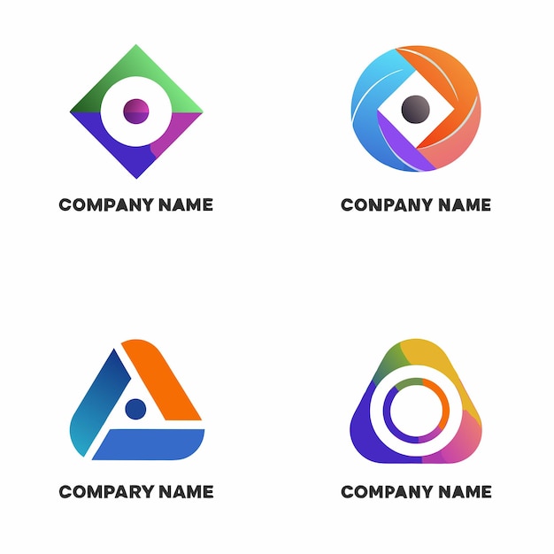 un logotipo colorido para el nombre de la empresa quot empresa quot