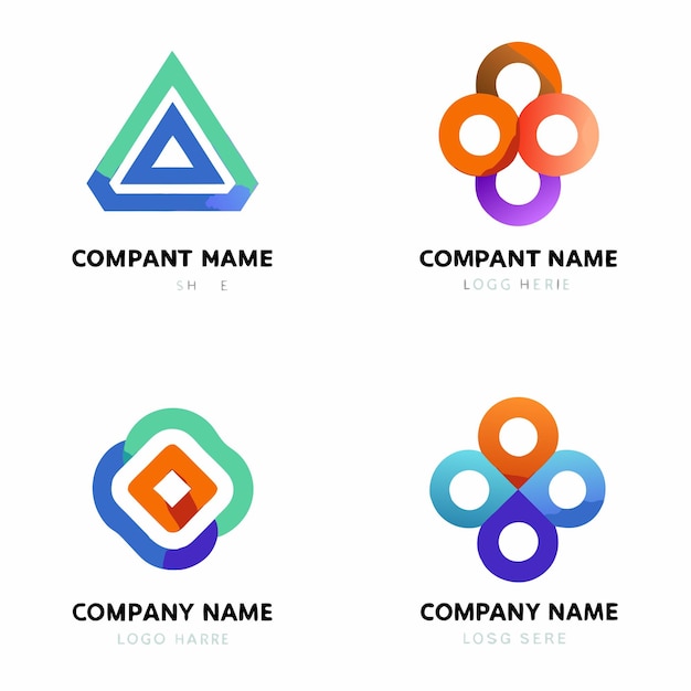 un logotipo colorido para el nombre de la empresa nombre nombre nombre nombre