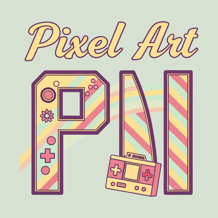 Vector logotipo colorido para el proyecto artístico