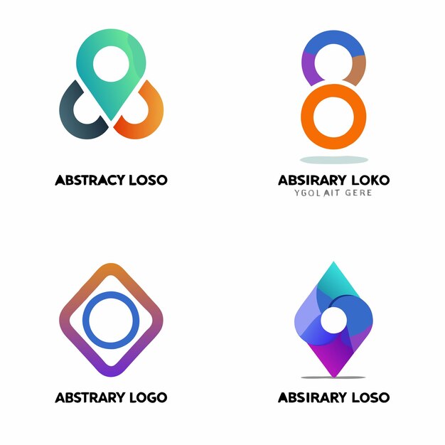 un logotipo colorido para una tarjeta de visita con la palabra "cyan" en ella