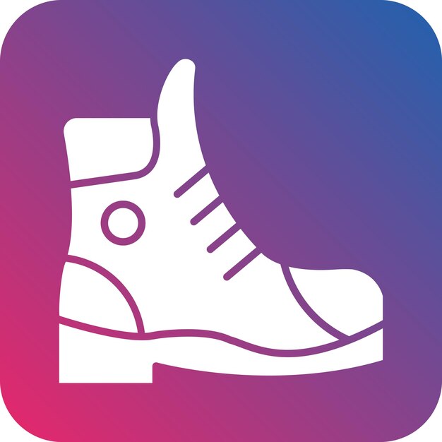 un logotipo colorido con un zapato que tiene un logotipo rosa y azul